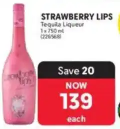 Makro STRAWBERRY LIPS Tequila Liqueur offer