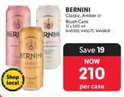 Makro BERNINI Classic, Amber or Blush Cans offer