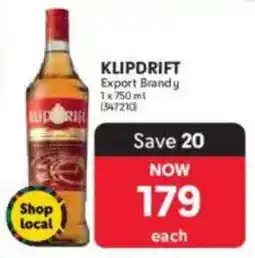 Makro KLIPDRIFT Export Brandy offer