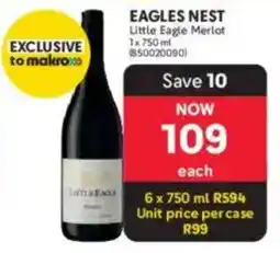 Makro EAGLES NEST Little Eagle Merlot offer