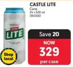 Makro CASTLE LITE Cans offer