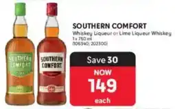 Makro SOUTHERN COMFORT Whiskey Liqueur or Lime Liqueur Whiskey offer
