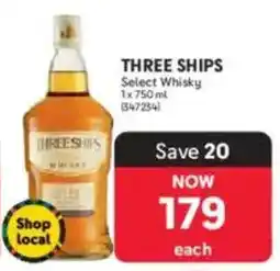 Makro THREE SHIPS Select Whisky offer