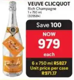 Makro VEUVE CLICQUOT Rich Champagne offer