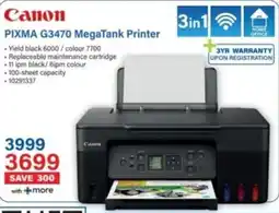 Incredible Connection Canon PIXMA G3470 MegaTank Printer offer