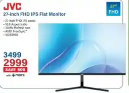 Incredible Connection JVC 27-inch FHD IPS Flat Monitor offer