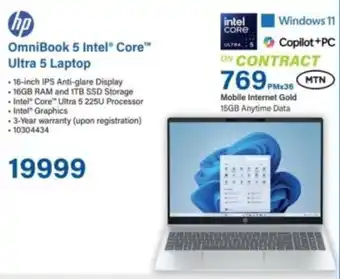 Incredible Connection HP OmniBook 5 Intel Core Ultra 5 Laptop offer