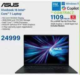 Incredible Connection ASUS Vivobook 16 Intel Core 7 Laptop offer