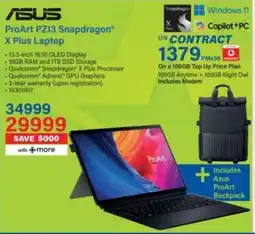 Incredible Connection ASUS ProArt PZ13 Snapdragon X Plus Laptop offer