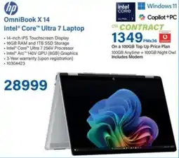 Incredible Connection HP OmniBook X 14 Intel Core Ultra 7 Laptop offer