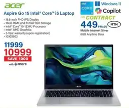Incredible Connection Acer Aspire Go 15 Intel Core i5 Laptop offer