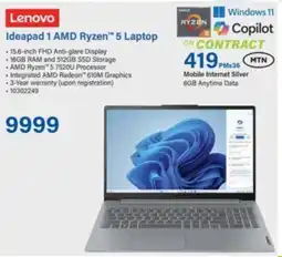 Incredible Connection Lenovo Ideapad 1 AMD Ryzen 5 Laptop offer