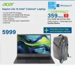 Incredible Connection Acer Aspire Lite 15 Intel Celeron Laptop offer