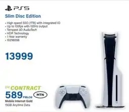 Incredible Connection PS5 Slim Disc Edition offer