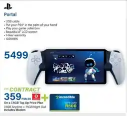 Incredible Connection PS5 Portal offer