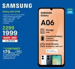 Incredible Connection SAMSUNG Galaxy A06 64GB offer