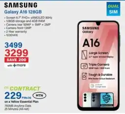 Incredible Connection SAMSUNG Galaxy A16 128GB offer