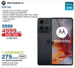 Incredible Connection Motorola G75 5G offer