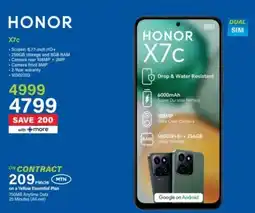 Incredible Connection HONOR X7c offer