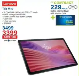 Incredible Connection Lenovo Tab M10 offer
