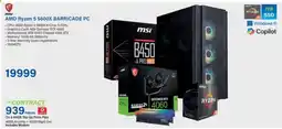 Incredible Connection MSI AMD Ryzen 5 5600X BARRICADE PC offer