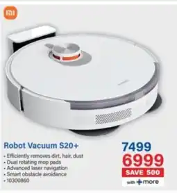 Incredible Connection Xiaomi Robot Vacuum S20+ offer