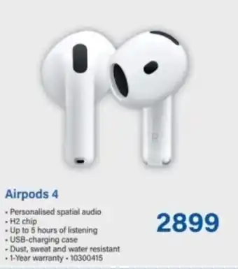 Incredible Connection Airpods 4 offer