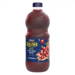 Pick n Pay Liquor Clover Krush Fruit Juice 100% Cranberry 1.5L offer