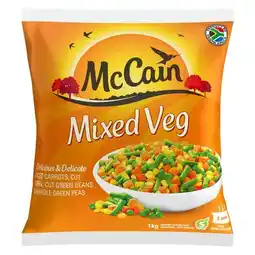 Pick n Pay Liquor Mccain Mixed Vegetables 1kg offer