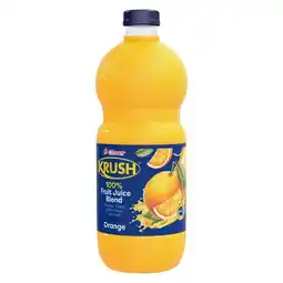 Pick n Pay Liquor Clover Krush Fruit Juice Blend 100% Orange 1.5L offer