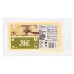Pick n Pay Liquor PnP Full Fat White Cheddar Cheese 700g offer