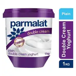 Pick n Pay Liquor Parmalat Double Cream Plain Yoghurt 1kg offer