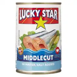 Pick n Pay Liquor Lucky Star Middlecut Fish 425g offer