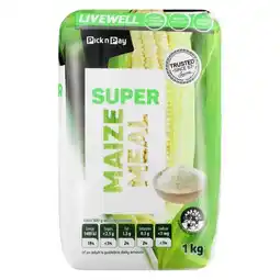 Pick n Pay Liquor PnP Live Well Super Maize Meal 1kg offer
