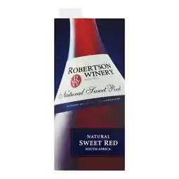 Pick n Pay Liquor Robertson Winery Natural Sweet Red Wine 1L offer