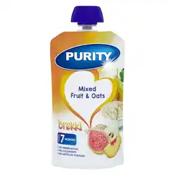Pick n Pay Liquor Purity Pouch Mixed Fruit & Oats 110ml from 6 Months offer