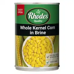 Pick n Pay Liquor Rhodes Whole Kernel Corn 410g offer