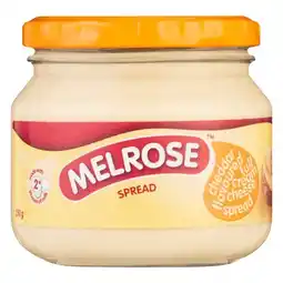 Pick n Pay Liquor Melrose Cheddar Cheese Spread 250g offer