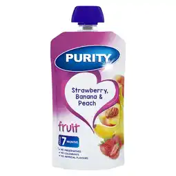 Pick n Pay Liquor Purity Pouch Strawberry, Banana & Peach 110ml from 6 Months offer