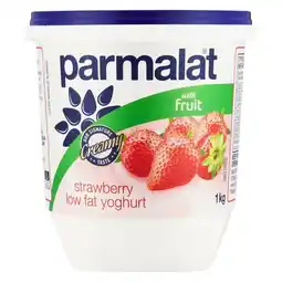 Pick n Pay Liquor Parmalat Medium Fat Strawberry Yoghurt 1kg offer