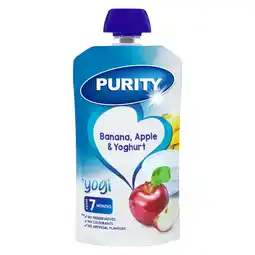 Pick n Pay Liquor Purity Pouch Banana Apple & Yoghurt 110ml from 6 Months offer