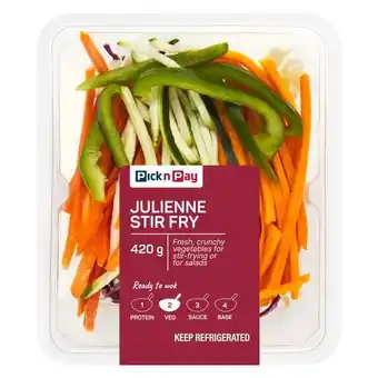 Pick n Pay Liquor PnP Stir Fry Julienne 420g offer