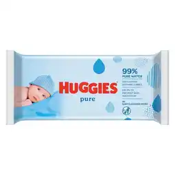 Pick n Pay Liquor Huggies Pure Baby Wet Wipes Single Pack 56 Wipes offer