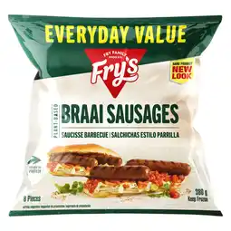 Pick n Pay Liquor Fry's Family Everyday Value Plant Based Braai Sauage 380g offer