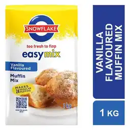 Pick n Pay Liquor Snowflake Easy Mix Vanilla Flavoured Muffin Mix 1kg offer