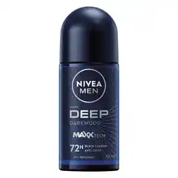 Pick n Pay Liquor Nivea For Men Roll On Deep 50ml offer