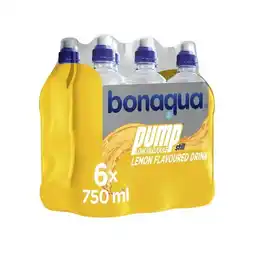 Pick n Pay Liquor Bonaqua Pump Still Lemon Flavoured Still Water 750ml x 6 offer