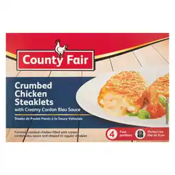 Pick n Pay Liquor County Fair Chicken Steaklets Cordon Bleu 360g offer