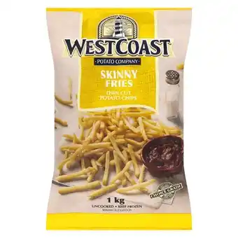 Pick n Pay Liquor West Coast Skinny Fries 7mm 1Kg offer