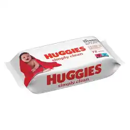 Pick n Pay Liquor Huggies Simply Clean Baby Wipes 72 Pack offer